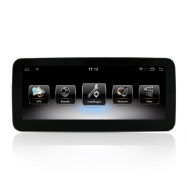 Autoradio met navigatie Android 12.0  Mercedes C Class W204/S204 (2007-2009)